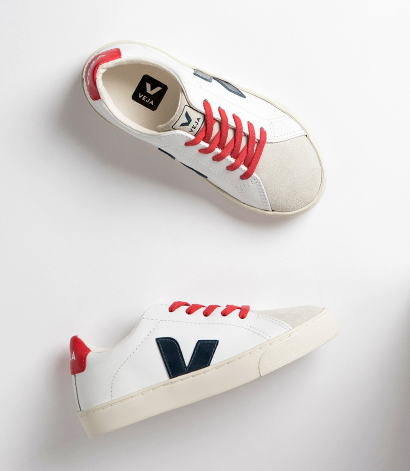 ESPLAR  JUNIOR SMALL LACE EXTRA WHITE NAUTICO - VEJA Shoes