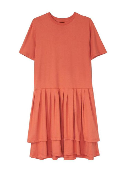 Building Block Pleated Skirt Dress - Kowtow