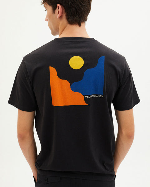 Mediterraneo T-shirt (Black) - Thinking MU