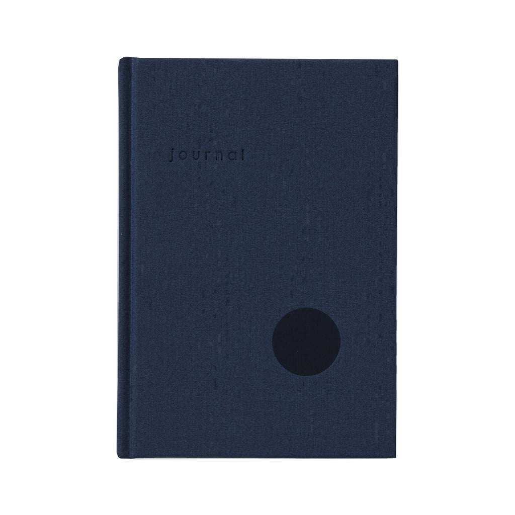 Hardcover Journal (Navy/Dot Grid) - Kartotek