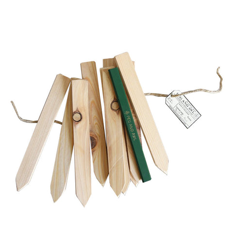 Garden Stakes Set of 10 - Peg and Awl
