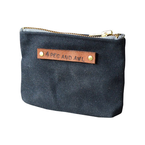 Waxed Canvas Pouch - Peg and Awl
