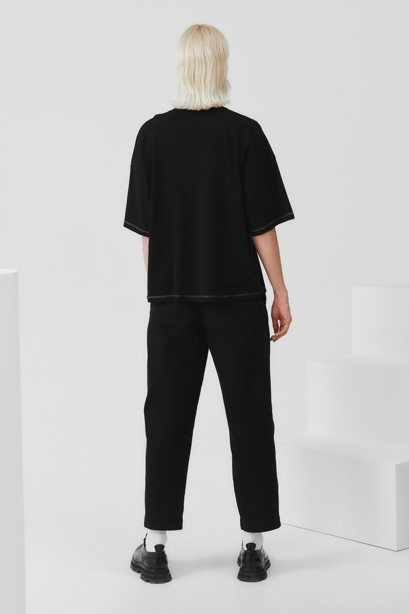 Tapestry Tee (Black) - Kowtow