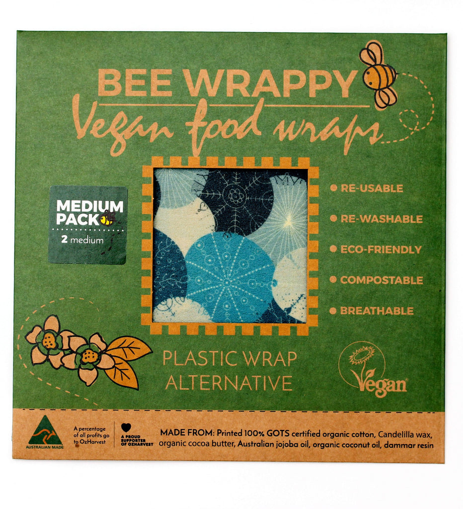 Vegan Food Wraps (2 x Medium) - Nature Team