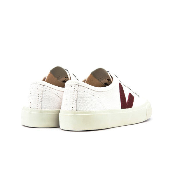 Wata Canvas White Marsala WMNS - VEJA shoes