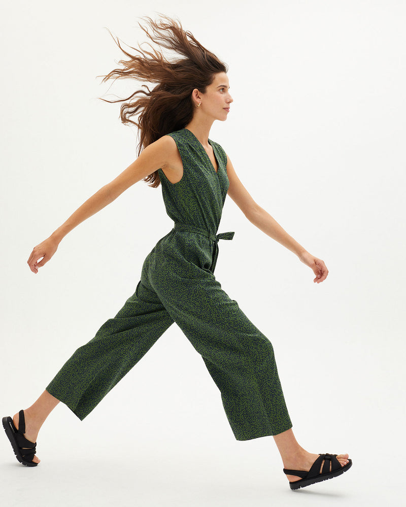 Chamaleon Winona Jumpsuit (Green) - Thinking MU