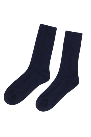 Wool Sock (Navy) - Klitmøller Collective