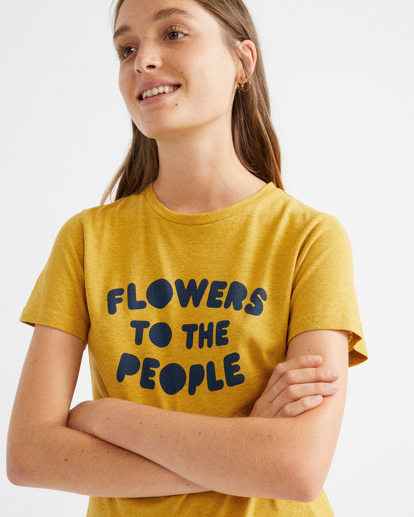 Flowers To The People T-Shirt - Thinking MU