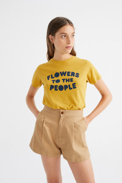 Flowers To The People T-Shirt - Thinking MU